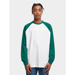 lässiges Urban Classics Herren Sweatshirt Oversize 200 g/m² mit Baumwolle Grün/Weiß