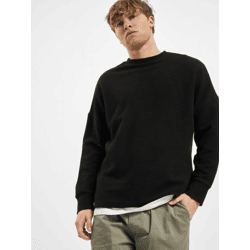 lässiges Urban Classics Herren Sweatshirt Stretch 300 g/m² mit Baumwolle Schwarz
