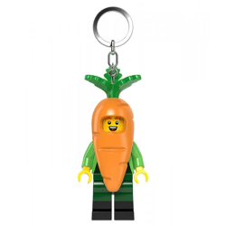 LEGO® Minifigures™ - Schlüsselanhänger mit Taschenlampe - Karotten-Maskottchen