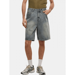leichte Another Cotton Lab Herren Shorts mit Baumwolle Blau