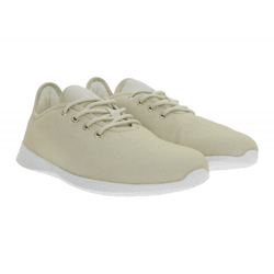 leichte GROUNDIES Barfußschuhe Balance 2.0 Damen Low-Top Mesh-Sneaker mit TrueSense Sohle Schnür-Schuhe GND-130259-03 Beige