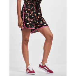 leichte Just Rhyse Damen Shorts Kordelzug Taschen Schwarz
