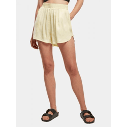 leichte Urban Classics Damen Shorts 95 g/m² Pastell-Gelb