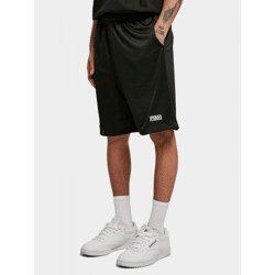leichte Urban Classics Herren Basketball-Shorts Sport-Shorts 130 g/m² Schwarz