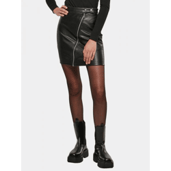 Lightweight Urban Classics Women's Dress, Stretch, Zipper, Quilted, Black