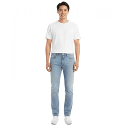 LEVI´S 511 Slim-Fit Herren Jeans-Hose schmale Denim-Hose mit Leinen-Anteil Baumwoll-Hose 04511-6137 