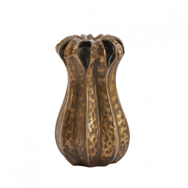 Licht und Wohnen Vase Abajo antike Bronze 25 cm