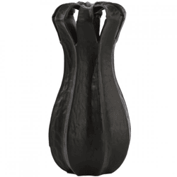 Light and Living Vase Abajo mattschwarz 43 cm