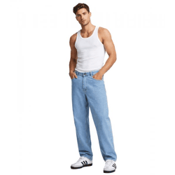 Loose-fitting HOMEBOY X-Tra Baggy Jeans “moon515” in Blue