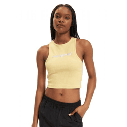 Low Lights Studios Basic Crop Top gelb