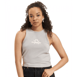 Low Lights Studios Superstar Crop Top hellgrau hellgrau