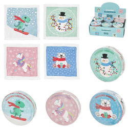 Magisches Handtuch Weihnachten, Kinder, 4/s,ca. 30x30cm