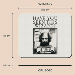 Mouse pad / Mousepad Harry Potter 031 Gray