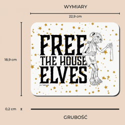 Mouse pad / Mousepad Harry Potter 042 White