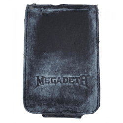 MEGADETH MP3-Player-Hülle Metal-Band Schutz-Case im Damaged-Look Musik-Player iPod-Player 11x7x1,5 cm Schwarz/Blau