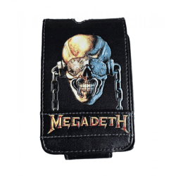 Megadeth Thrash-Metal-Band MP3-Player-Hülle mit Klettverschluss iPod-Player 11x7x1,5 cm MP3-Schutz Schwarz