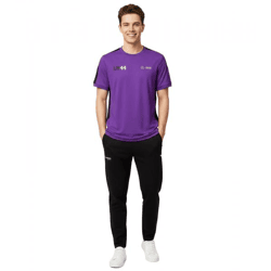 Mercedes-Benz AMG Petronas F1 MAPF1 FW George Russell Herren Basic T-Shirt mit LH44-Print Alltags-Shirt 701222303 001 Lila