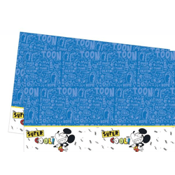 Mickey Super Cool - 1 plastic tablecloth 120x180cm