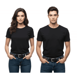 MISFITS Gürtel der Punk-Band für Damen und Herren im Nietengürtel Look mit Totenkopf Freizeit-Gürtel Schwarz