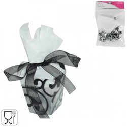 Miss france geschenkbox schwarz 5 cm set von 6