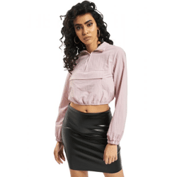 Missguided Kurze, leichte Shell-Jacke mit Fronttasche in Rosa