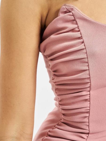 Missguided Minikleid aus Scuba-Cr&ecirc;pe mit seitlichen R&uuml;schen in Rosa