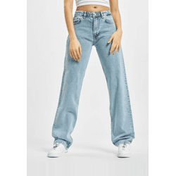 moderne 2Y Premium Damen Jeans Reißverschluss mit Baumwolle Blau