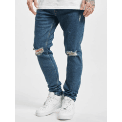 Modern 2Y Premium Men's Jeans, Straight Fit, Zipper, Stretch, Blue