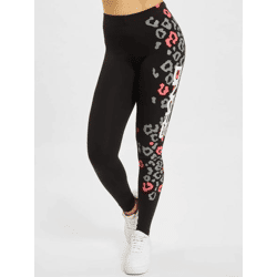 moderne Dangerous DNGRS Damen Hose Stretch mit Baumwolle Schwarz