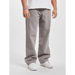 moderne DEF Herren Jeans Reißverschluss Taschen mit Baumwolle Grau