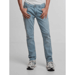 moderne DEF Herren Jeans Slim Fit Stretch Taschen mit Baumwolle Blau