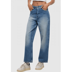 moderne Homeboy Damen Jeans Stretch mit Baumwolle Blau