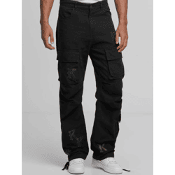 moderne Karl Kani Herren Jeans mit Baumwolle Schwarz