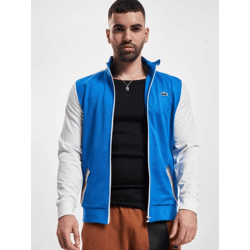 moderne Lacoste Herren Jacke Reißverschluss Taschen Blau