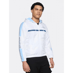 moderne Sergio Tacchini Herren Jacke Weiß