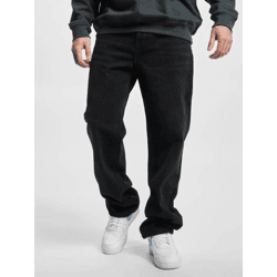 moderne Sixth June Herren Jeans Skinny Fit Taschen Schwarz