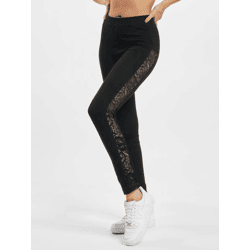 moderne Urban Classics Damen Hose Stretch 225 g/m² mit Baumwolle Schwarz