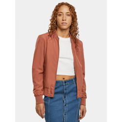 moderne Urban Classics Damen Jacke 78 g/m² Terracotta-Orange