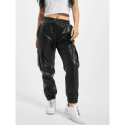 moderne Urban Classics Damen Jeans Kordelzug Taschen 225 g/m² Schwarz