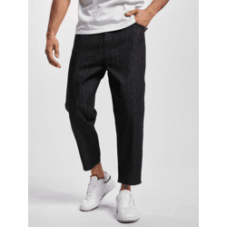 moderne Urban Classics Herren Jeans Reißverschluss Taschen 370 g/m² mit Baumwolle Schwarz