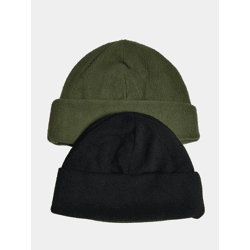 moderne Urban Classics Unisex Cap Kapuze Fleece Schwarz/Grün