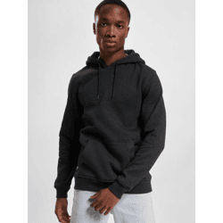 moderner Mister Tee Herren Hoodie Kordelzug Rippstrick 300 g/m² mit Baumwolle Anthrazit