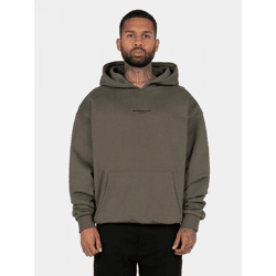 moderner MJ Gonzales Herren Hoodie große Kapuze Kapuze 460 g/m² mit Baumwolle Khaki