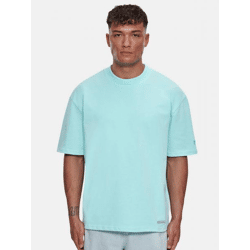 modernes Bazix Republiq Herren T-Shirt mit Baumwolle Blau