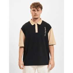 modernes Dangerous DNGRS Herren T-Shirt 220 g/m² mit Baumwolle Schwarz/Beige