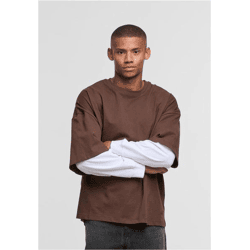 modernes DEF Herren T-Shirt mit Baumwolle Braun