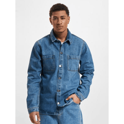 modernes Denim Project Herren Polo-Shirt mit Baumwolle Blau