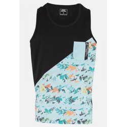 modernes Just Rhyse Herren T-Shirt mit Baumwolle Schwarz/Bunt