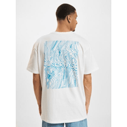modernes Just Rhyse Herren T-Shirt Oversize mit Baumwolle Weiß