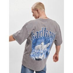 modernes Karl Kani Herren T-Shirt mit Baumwolle Grau
